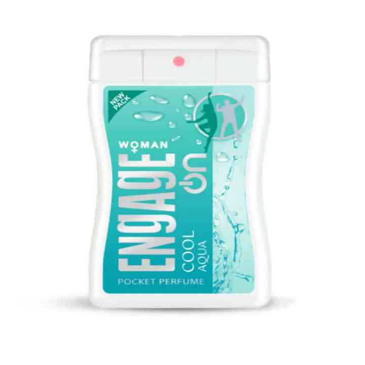 Engage ON Cool Aqua Pocket Perfume for Women